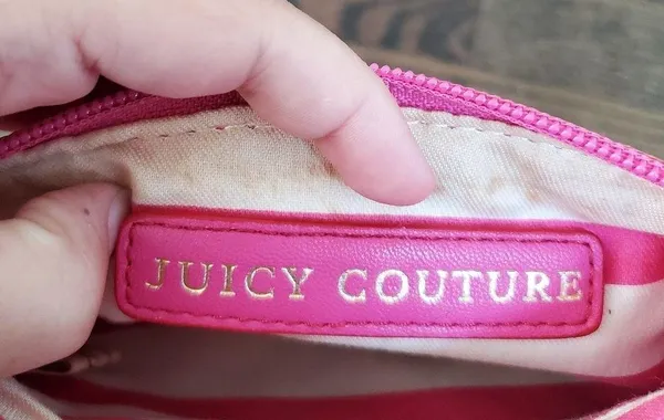 VINTAGE Juicy Couture Pink Wristlet - Image 6