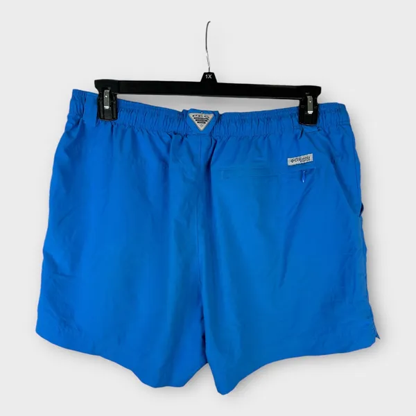 Columbia Womens size XL 5” PFG Backcast Water Shorts Nylon Blue 1835911 - Image 2