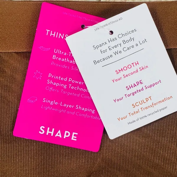 Spanx Shape Invisible‎ Girlshort, Shapewear Shorts. Size XL, Brown, NWT - Image 9