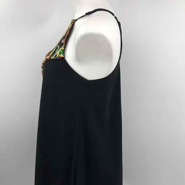 Lulus Piece of Caicos black Embroidered Shift Dress - Image 6