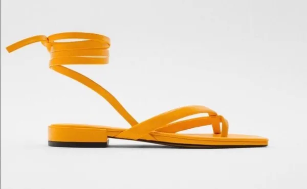 ZARA Leather Sandals - Image 7