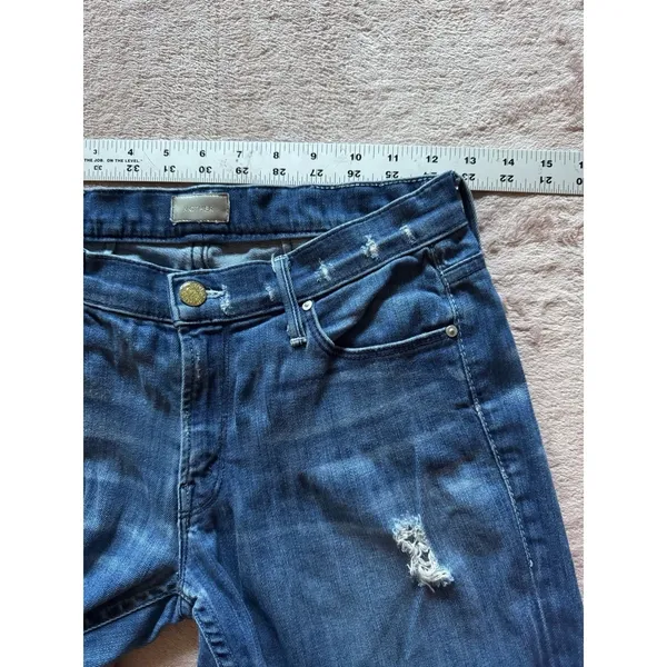MOTHER Women's The Dutchie Jeans‎ Blue Denim size 25 - Image 8