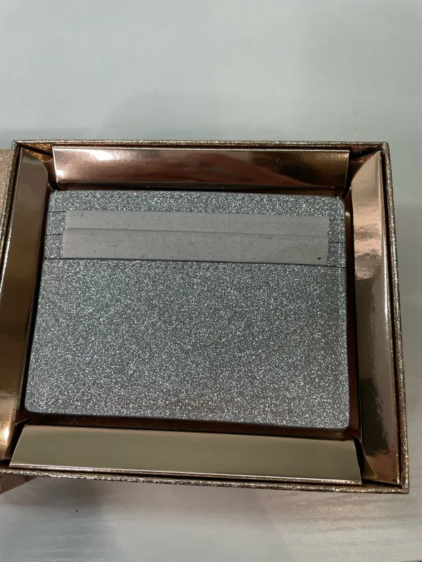 Kate Spade Silver Glitter Slim Card Holder Silver Lunar Light NWT - Image 13