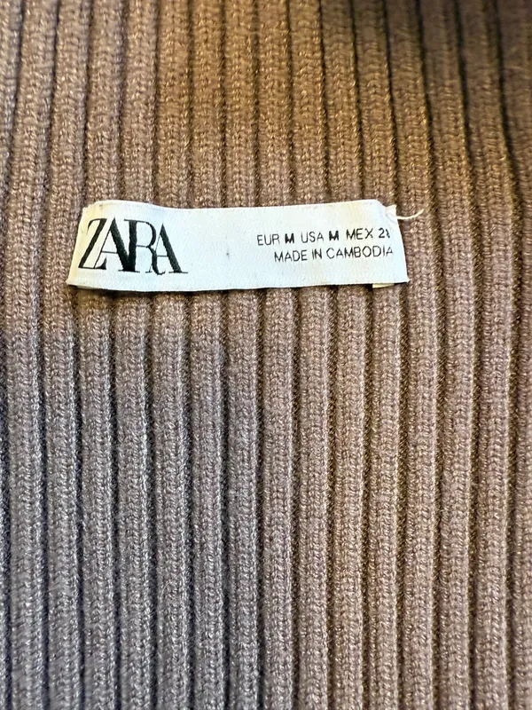 cropped Brown Sweater - Image 3