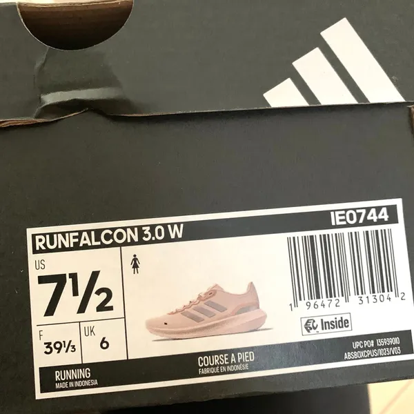 Adidas Women Runfalcon 3 Shoes in Putty Mauve / Wonder Taupe - Image 14