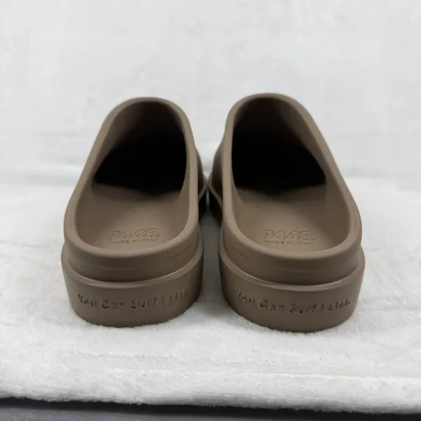 P448 Mimetic Mules Clogs Taupe Made in Italy‎ EU 40 41 XL Extralight US 9 - Image 7