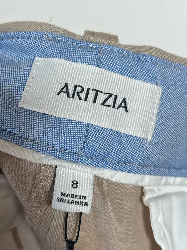 Aritzia Chino Mid-Rise Skinny Pant in Washed Tundra Taupe Size 8 NWT Office Y2K - Image 5