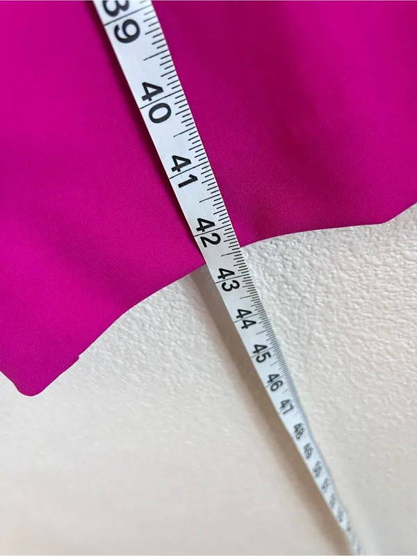 DKNY Women's‎ Wide Leg Fuchsia Pink Classic Crepe High Rise Trouser Pants - Image 8