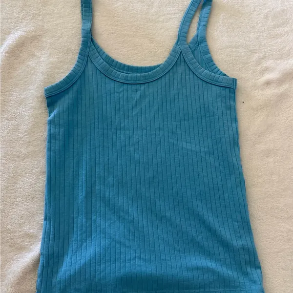 Aerie Teal Ribbed Camisole - Image 4