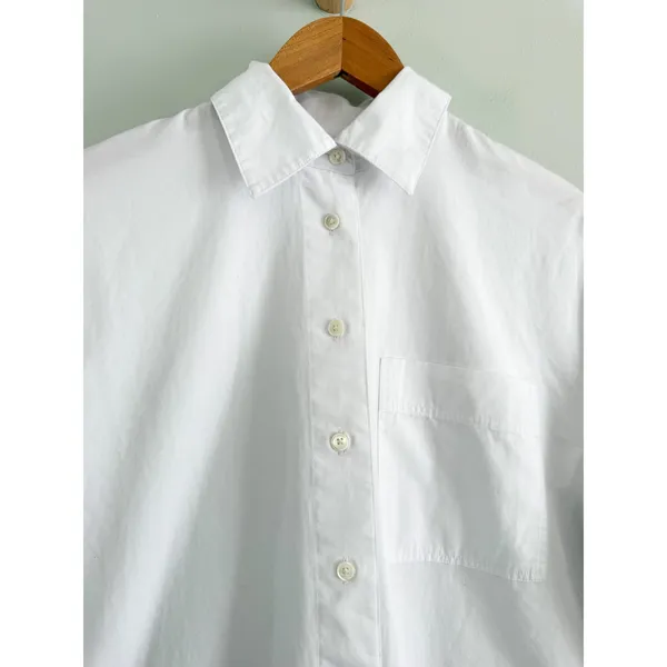 Madewell | NWT Oversized Button-Up Shirt White | Sz XS - Image 5