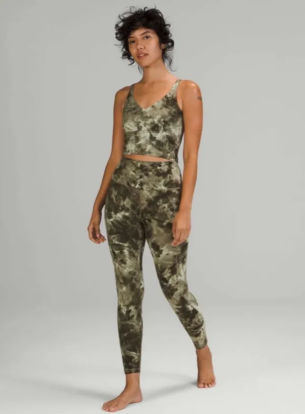 Lululemon Align Tank Top Diamond Dye Light Sage Medium Olive 6 - Image 6