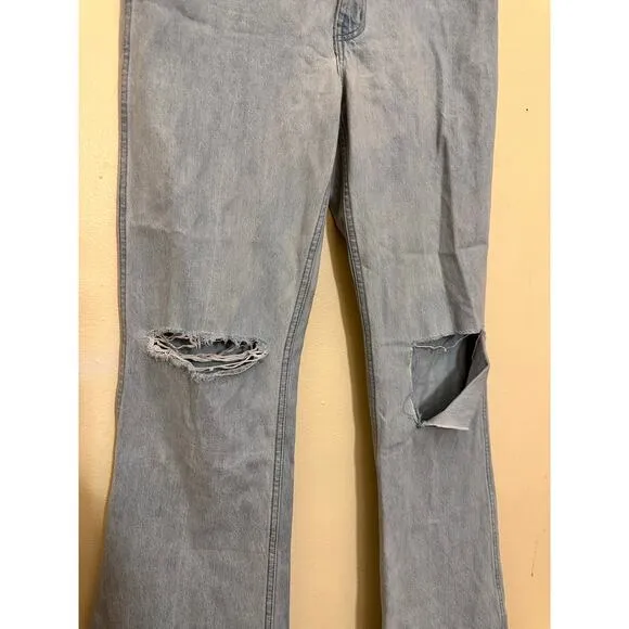 Ética Sasha Modern‎ Flare Jeans Sea Breeze Size 29 - Image 12