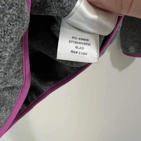 Patagonia Women's XXS Synchilla Lightweight‎ Snap-T Fleece Pullover Gray Cozy - Image 10