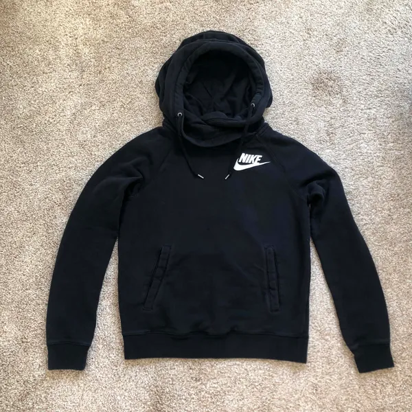 Nike Black Hoodie - Image 2