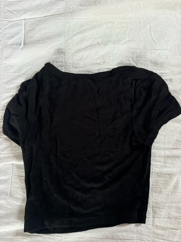 ZARA Top Crop Black Women’s - Image 3