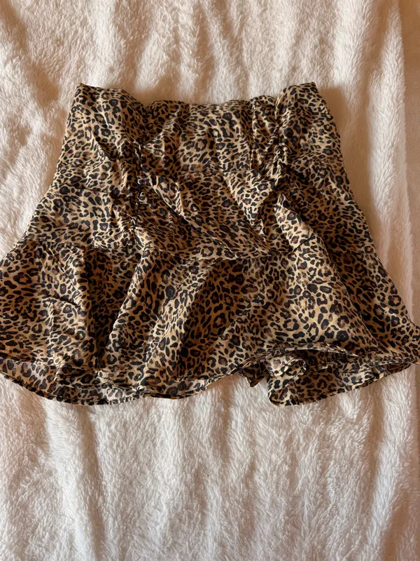 Cheetah Print ZARA Mini Skirt - Image 2