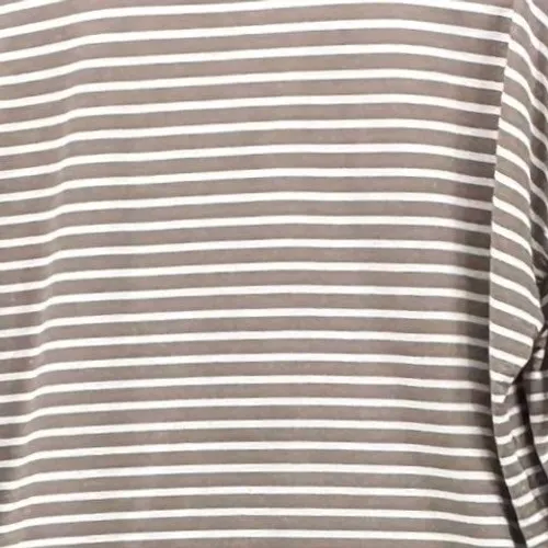 Belle by Kim Gravel Womens Sweatshirt Size‎ M Stripe Nautical 3/4 Sleeve - Image 6