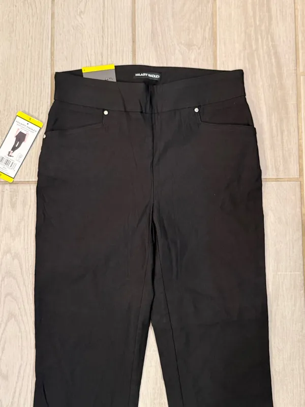 Hilary Radley Black Ankle-Length Tummy Control Pants - Image 5
