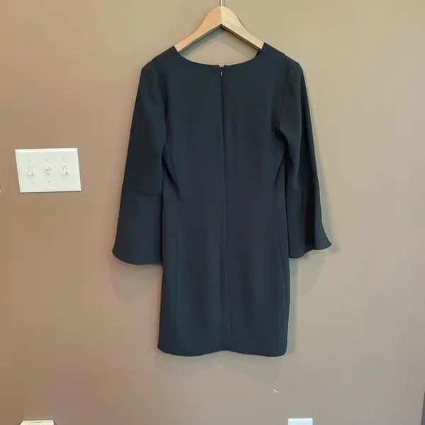 Amanda Uprichard‎ Bell Sleeve V Neck Dress Green XS - Image 7