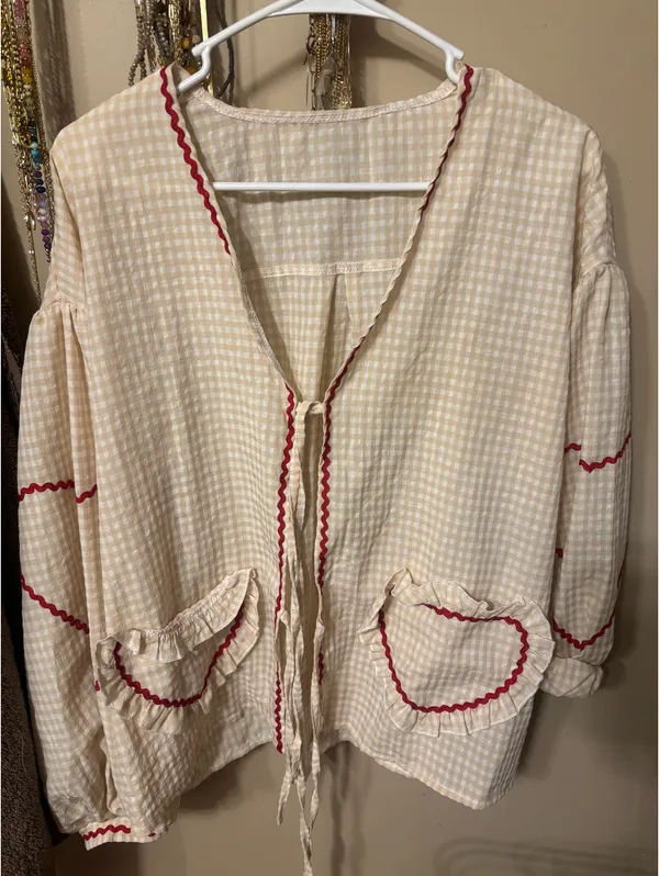 Heart cardi Pink Size XS - Image 2