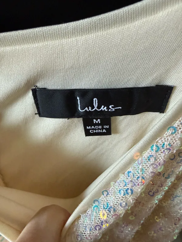 Lulus Dress Sequin - Image 4