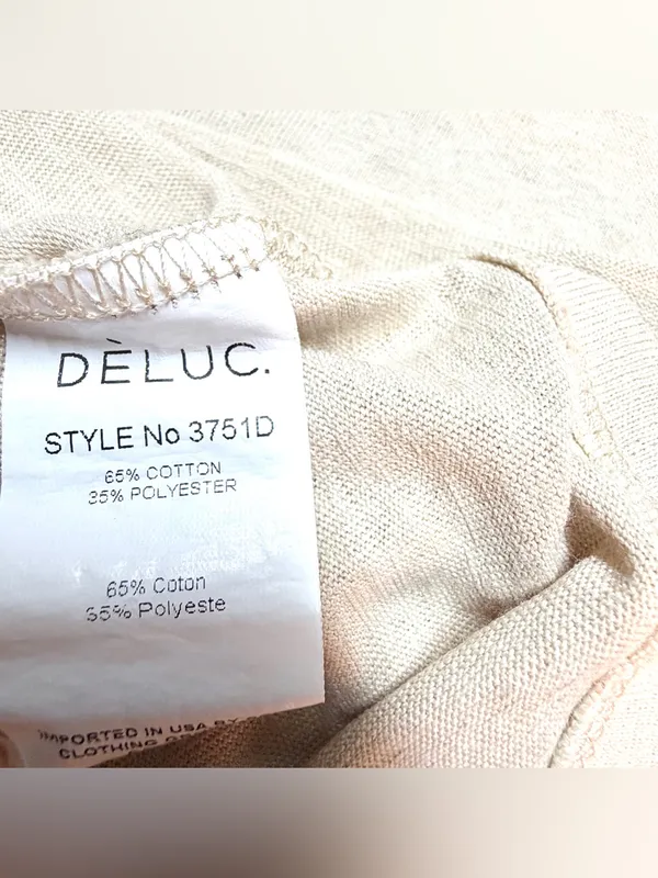 NORDSTROMS DELUC Women’s Lace Detail Flutter Sleeve Crew Neck Top Shirt Size M - Image 4