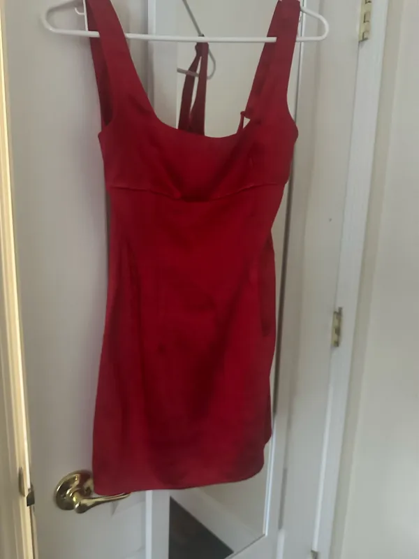 Princess Polly Cobie Mini Dress Red - Image 3