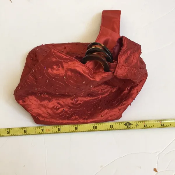 FINAL MARKDOWN Ladies evening pouch Red - Image 5