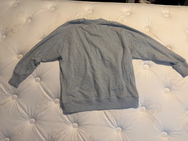 Aerie Crewneck Sweatshirt Grey Oversized - Image 3