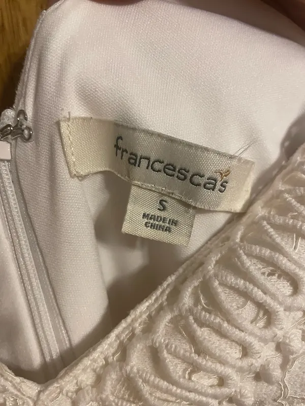 Francesca’s White Lace Dress - Image 3