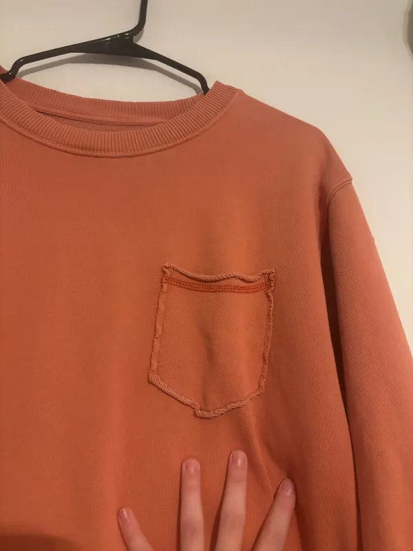 Aerie Orange Sweater Crewneck - Image 3