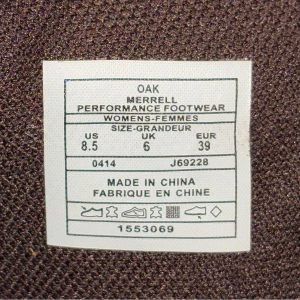 Merrell Oak Brown Leather Shiloh Peak Harness Boots size 8.5 - Image 7