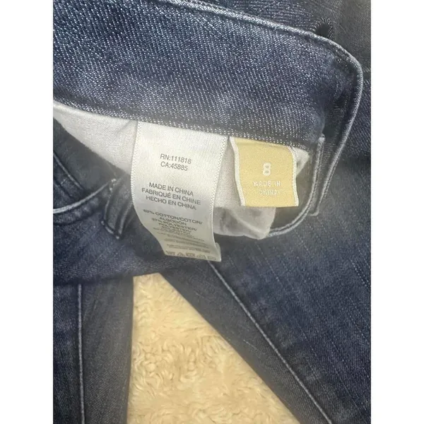 Michael Kors classic medium wash bootcut jeans Size 8 - Image 3