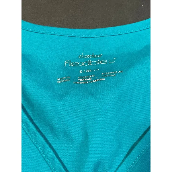Cherokee Turquoise Active Top Drawstring‎ Waist scubs C-18 - Image 2