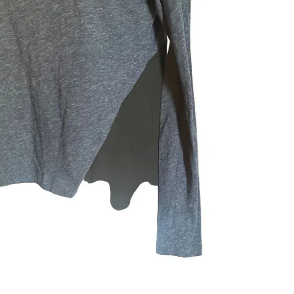Converse One Star Black Blue Colorblock Long Sleeve Top Small Skate‎ Grunge Emo - Image 3