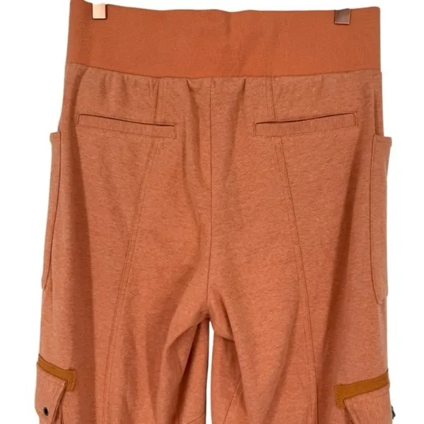 Free People Women's‎ Semi Charmed Cargo Jogger Pants Orange Size XS Activewear - Image 8