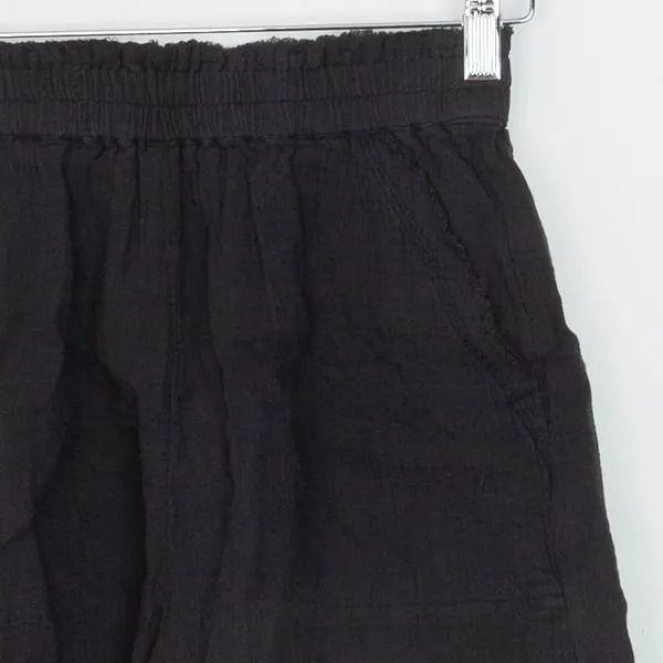 Aerie Womens Gauzy High Waist Shorts Size XXS‎ Black Pockets Beachy Vacation - Image 2