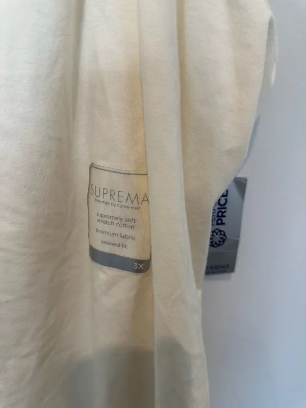 NWT Catherines Suprema Collection Tank Top Size 3X 26/28W Ivory CamisolE - Image 3