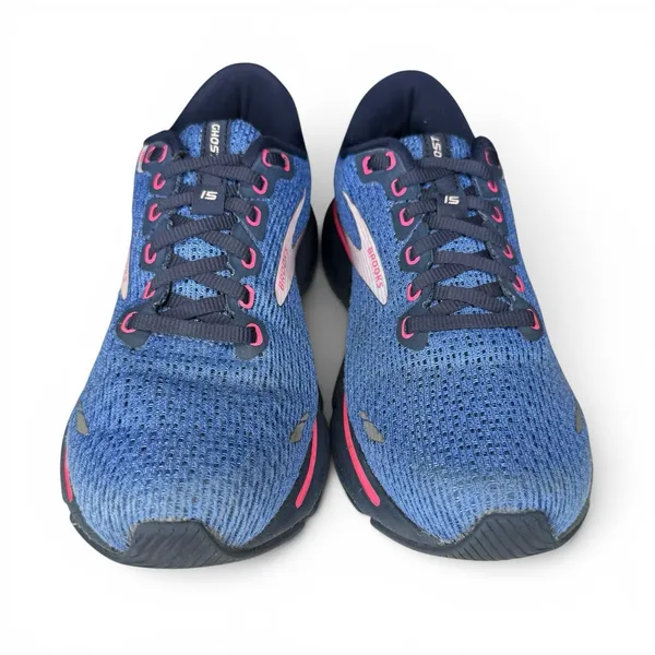 Brooks Ghost 15‎ Blue/Pink Women Running Sneakers 1203801B469 - SZ 7.5 - Image 3