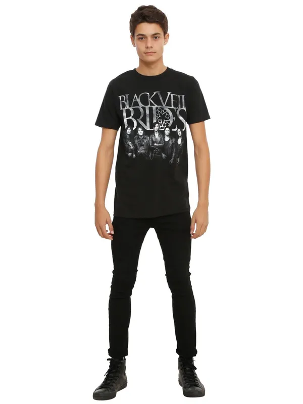 Black Band Logo Graphic Tee - Image 3