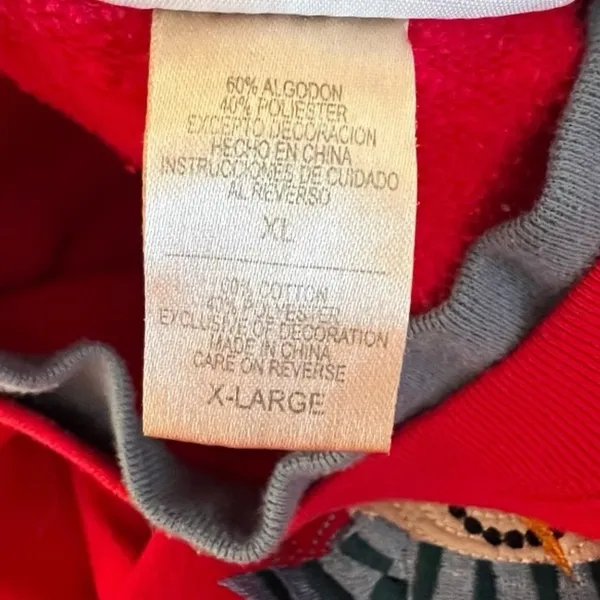 Vintage M&C Sportswear Christmas Snowman Shirt - Image 6