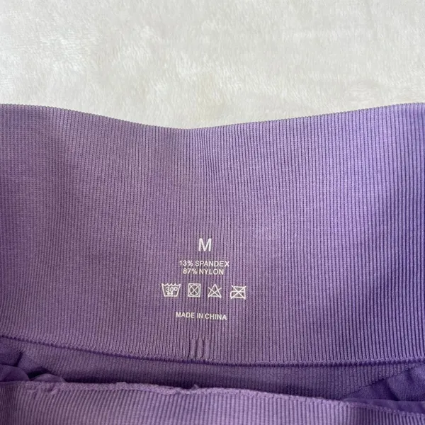 NVGTN Purple Pro Seamless Shorts Medium Women - Image 6