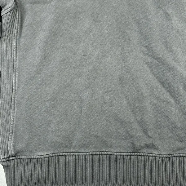 Aerie Women’s Oversized Distressed Crewneck Sweatshirt Size M Gray - Image 4