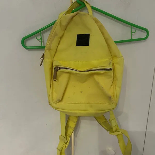 Herschel Yellow Backpack small - Image 4