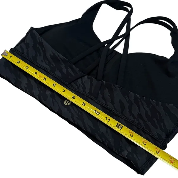 Lululemon Lunar New Year Energy Longline Sports Bra‎ Black Leopard Athletic 12 - Image 10