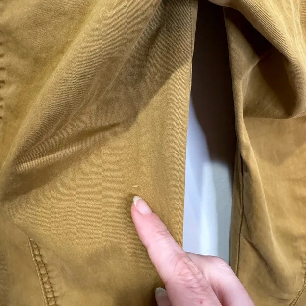 Anthropologie Hei‎ Hei Khaki Cotton Stretch Pants Size 26 - Image 9