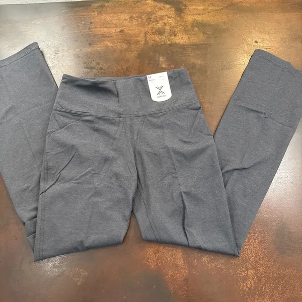 Xersion Women High Rise Bootcut Yoga Pants Charcoal Gray Quick-Dri UPF 50+ NEW - Image 9