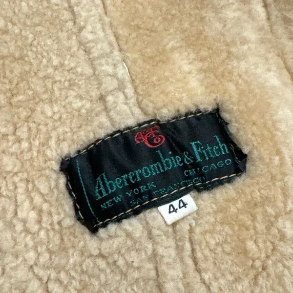 Vintage 1970s Abercrombie & Fitch Shearling Coat - Image 3
