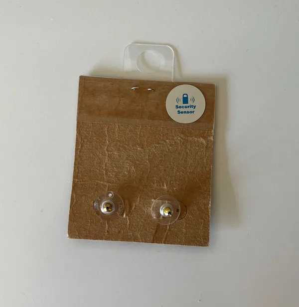 John Galt Gold Earrings NWT - Image 2