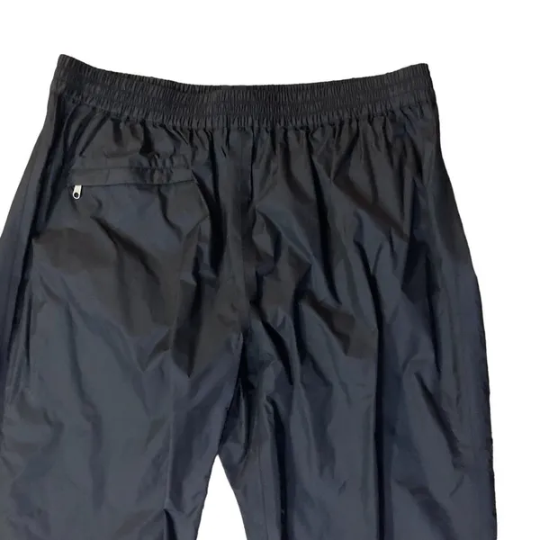 Marmot Wind Pants Womens L Used Unlined Black Outdoor Nylon - Image 15